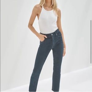 Aritzia Denim Forum The Yoko High Rise Corduroy Pants